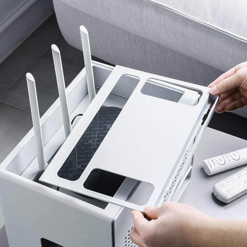 Elegant Desktop Wifi Router Organizer Storage Box - Image 3