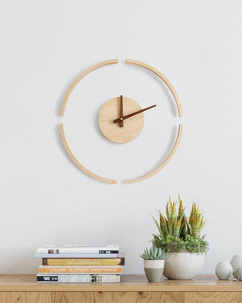 Creative Transparent Suspension Wall Clock - Image 3