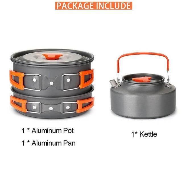 Spider X Camping Stove Set with Cookware - Image 2