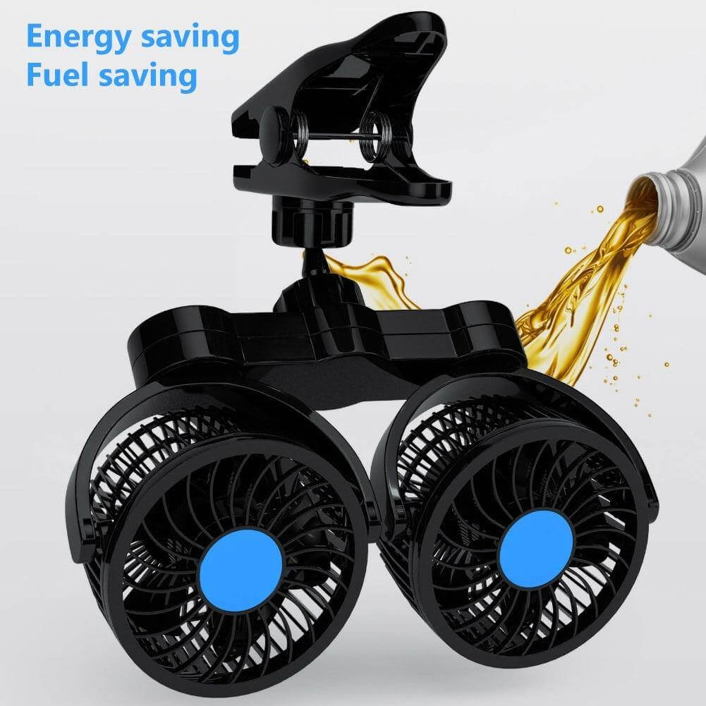 Rotatable Portable Air Cooling Car Fan - Image 2