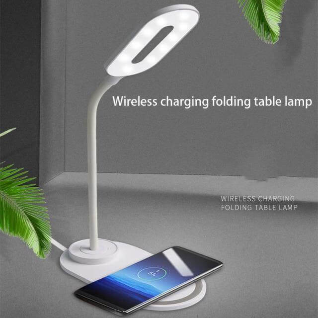 2in1 Multifunctional Fast Wireless Charging LED Table Lamp - Image 3