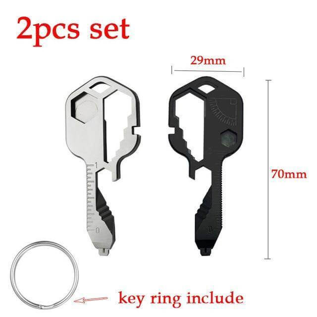 24 in 1 EDC Key Shaped Pocket Tool - Image 2