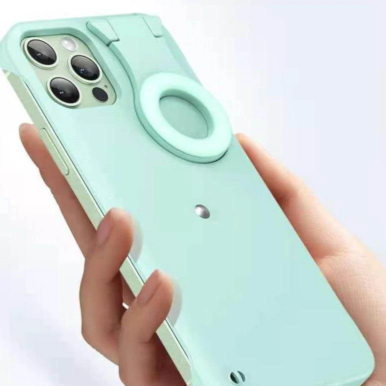 Selfie Light Flip iPhone 12 Shockproof Case - Image 2