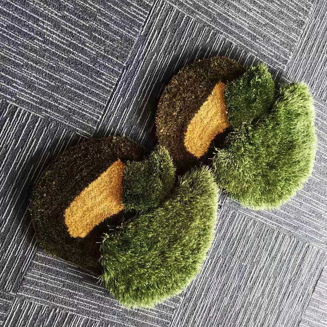 Handmade Forest Grass Area Rug - Image 3
