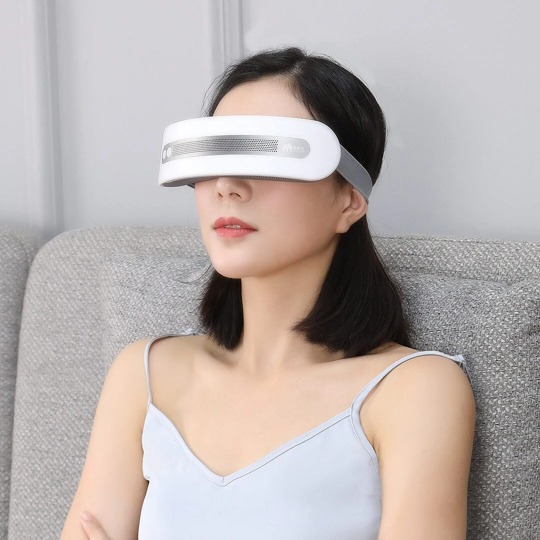 Calming Hot Compress Eye Massager with Bluetooth Speaker - Image 2