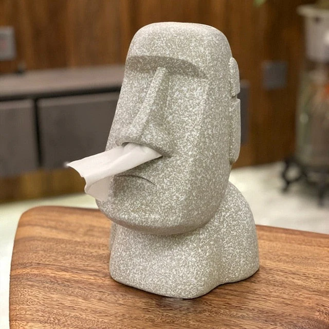 Stone Statue Tissue Box - Image 2