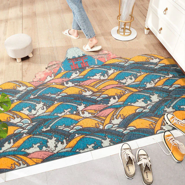 Wavy Creative Home Entrance Carpet - Image 2