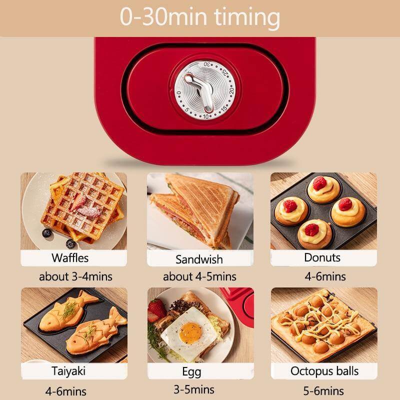 Multifunctional Breakfast Waffle Maker - Image 3