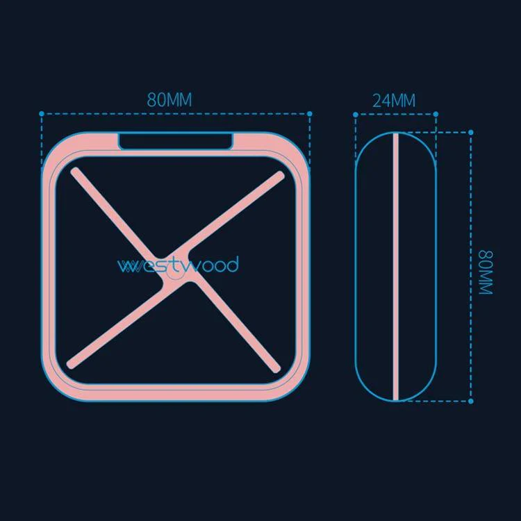 4-Grid Capsule Pill Box Travel Organizer - Image 3