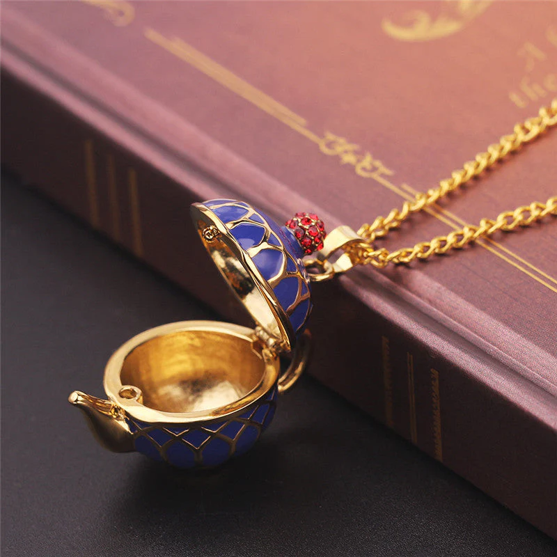 Creative Teacup Necklace - Image 3