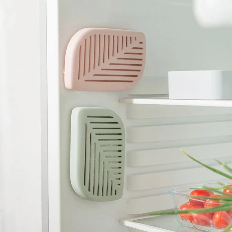 Green Leaf Shaped Fridge Refrigerator Air Fresh Box - Image 2