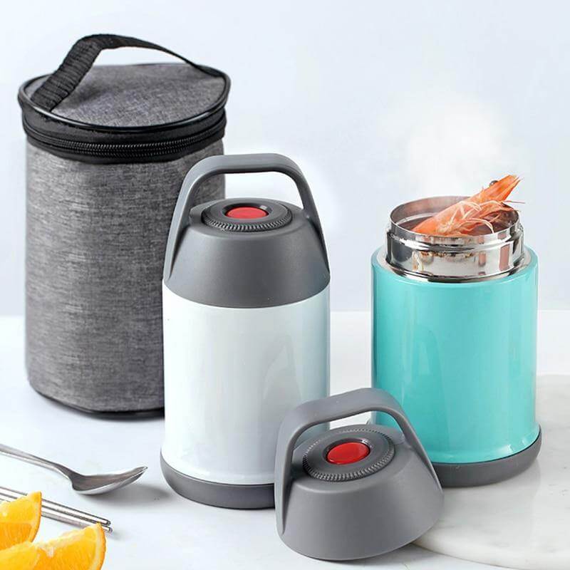 Thermal Double Stainless Steel Lunch Mug Thermos - Image 1