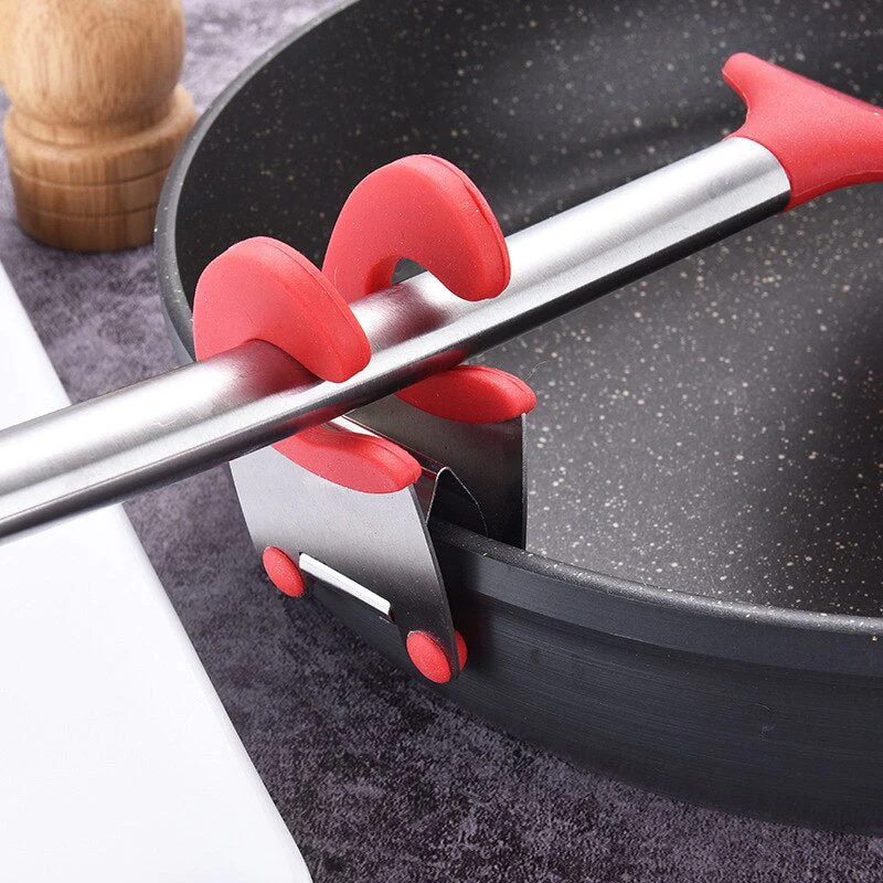Stainless Steel Clip Cookware Spoon Holder - Image 3