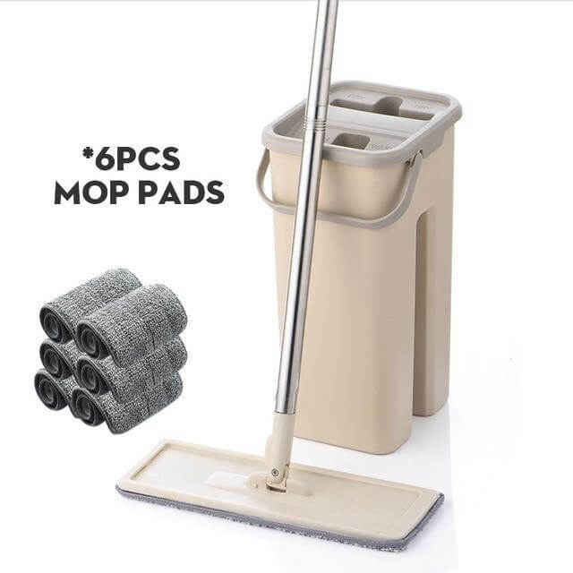 Flat Reusable Microfiber Washable Mop - Image 2