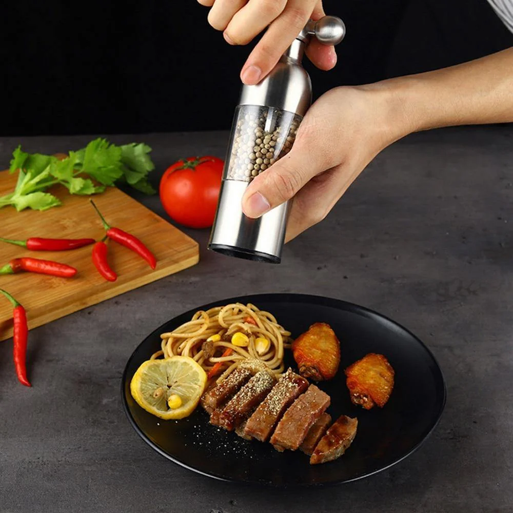 Stainless Steel Elegant Ceramic Seasoning Grinder - Image 2