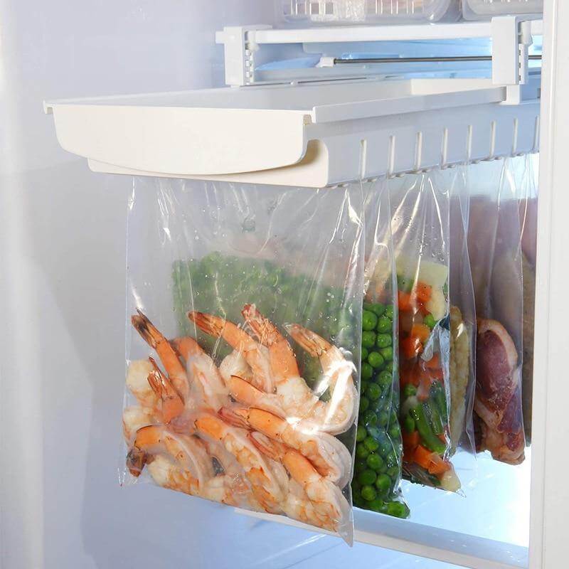 Multi Zip-bag Hanging Fridge Organizer Tray - Image 2