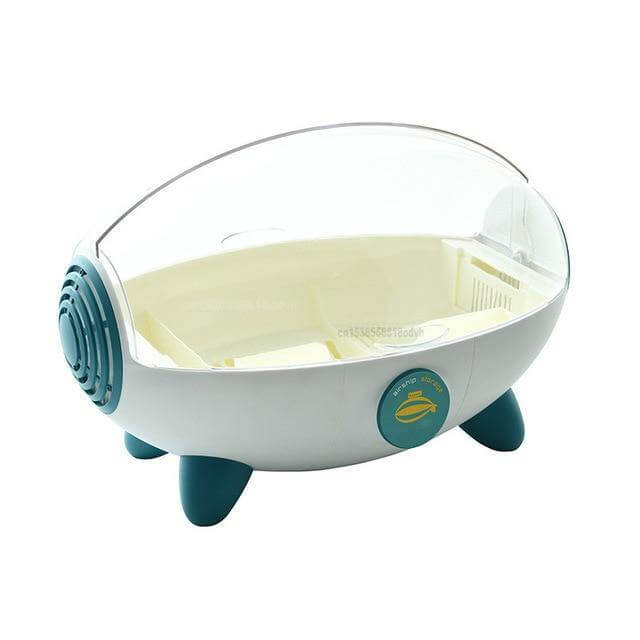 Household Creative Spaceship Dish Dryer and Organizer - Image 3