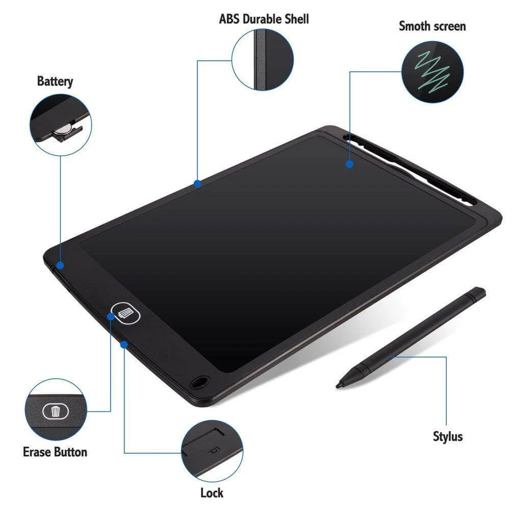 Ultra Thin Portable LCD Kids Writing Drawing Tablet - Image 3