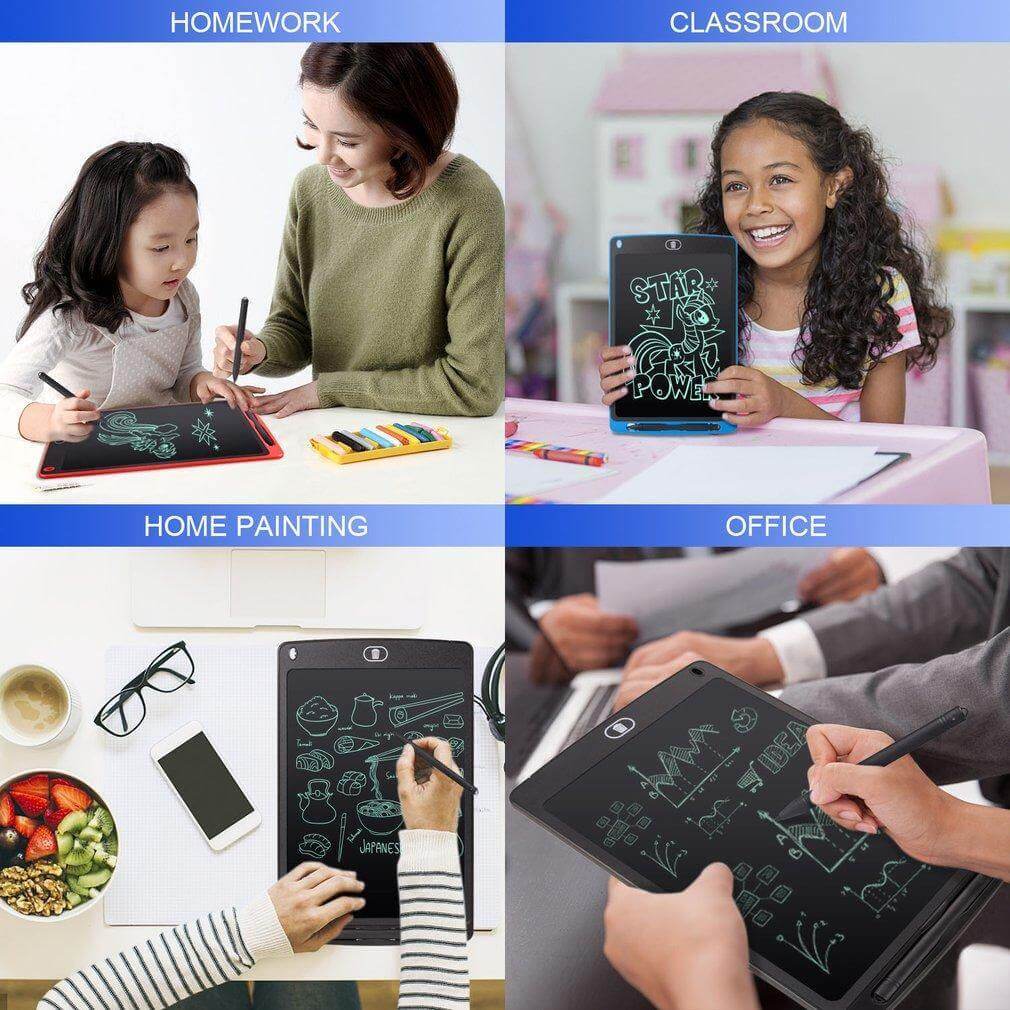 Ultra Thin Portable LCD Kids Writing Drawing Tablet - Image 2