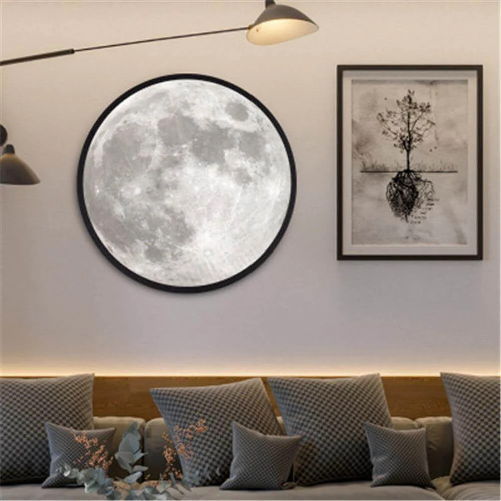 Smart Modern Moon Mirror Wall Lamp - Image 3