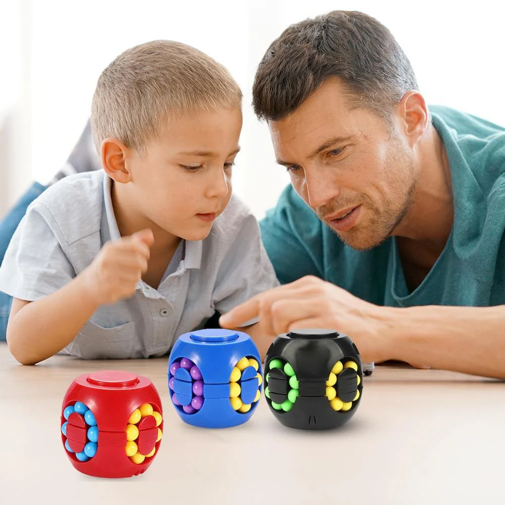 Educational Anti Stress Rotating Cube - Image 2