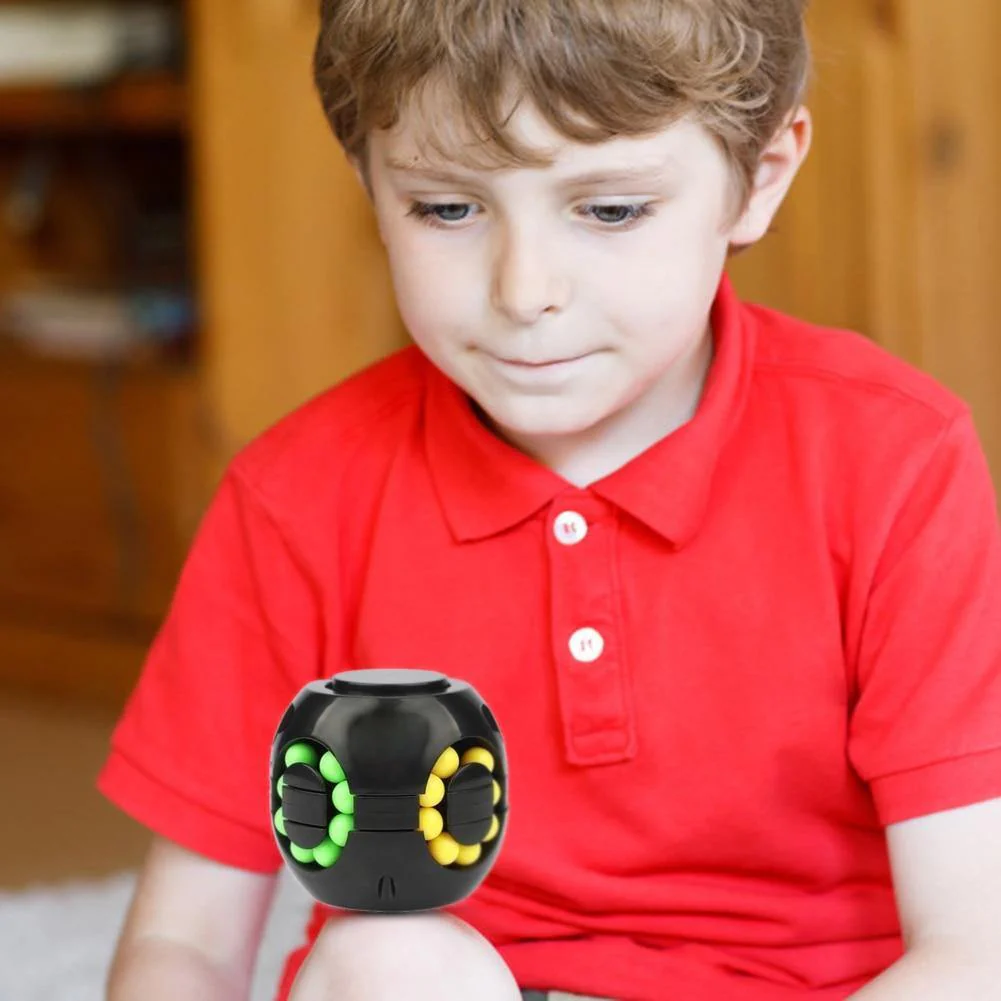 Educational Anti Stress Rotating Cube - Image 3