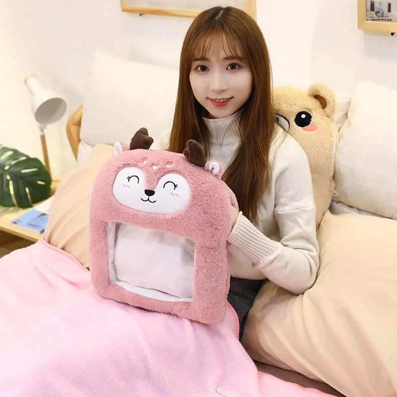 Creative Gaming Cute Hand Warmer Transparent Pillow - Image 3