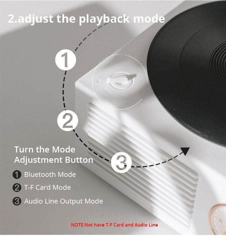 Pastel Vintage Bluetooth Stereo Speaker - Image 3
