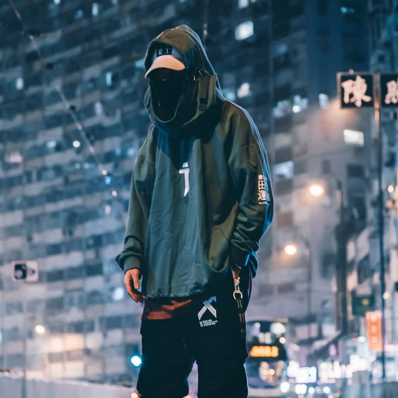 Japanese Style Oversize Hip Hop Hoodie - Image 2