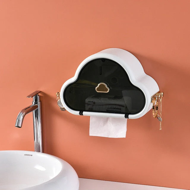 Punch-Free Wall Mounted Waterproof Toilet Paper Holder - Image 3