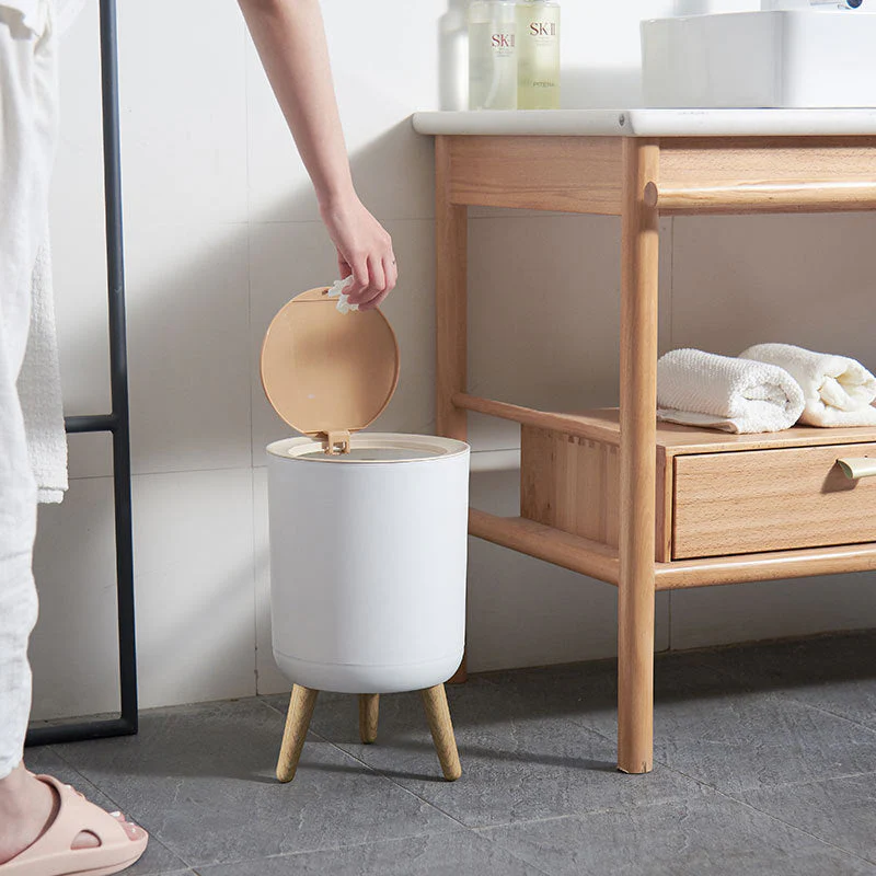 Nordic Style Elegant One Touch Trash Can - Image 2