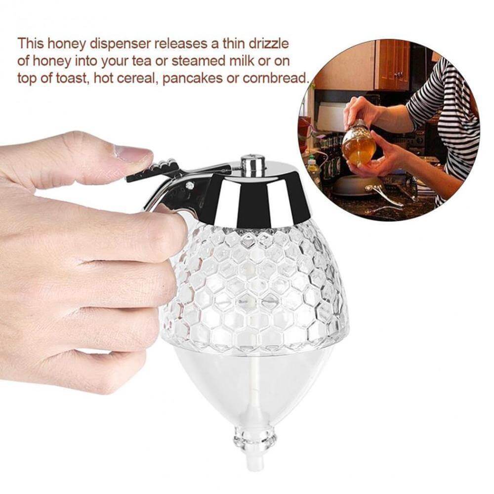 Honeycomb Jar Honey Dispenser - Image 2