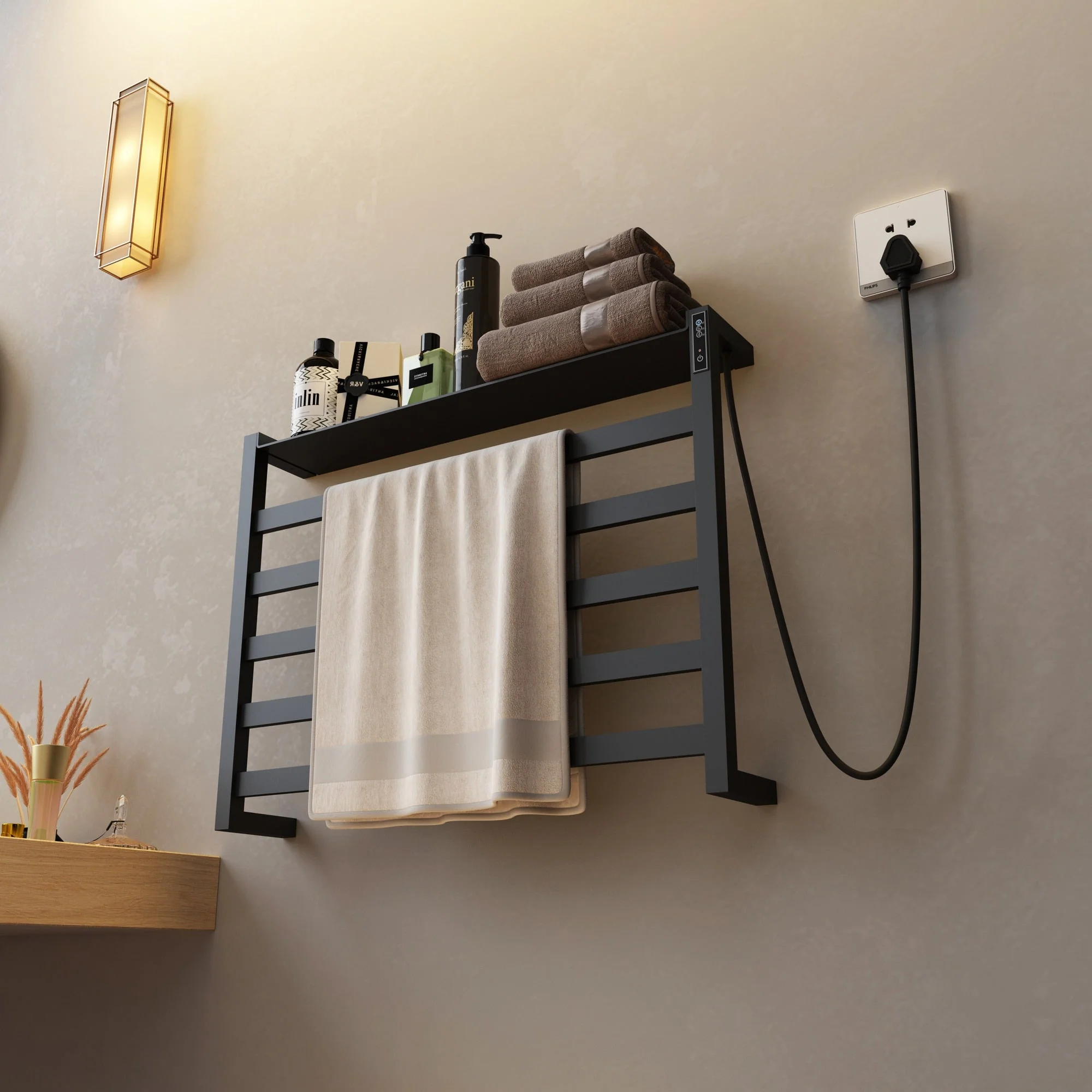 Smart Sterilizing Heated Electric Towel Rack - Image 3