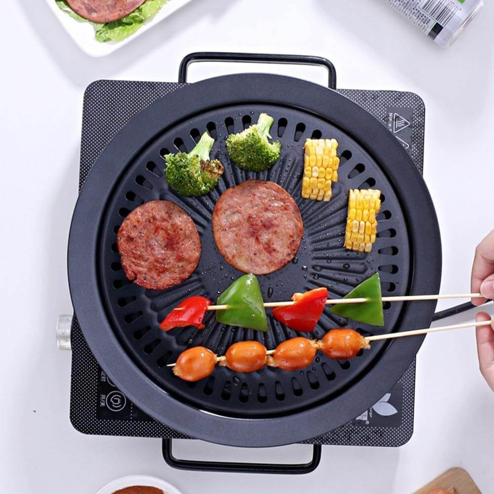 Korean Portable Non-stick BBQ Grill Pan - Image 1