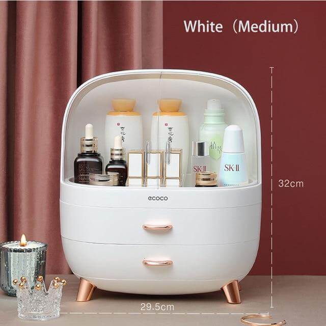 Large Capacity Elegant MakeUp Drawer Organizer Storage Box - Image 3