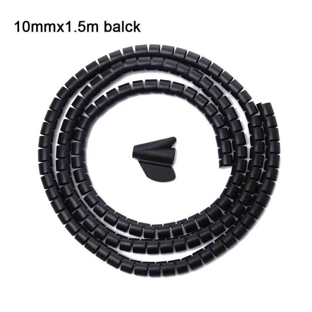 2pcs Flexible Spiral Cable Storage Organizer - Image 2