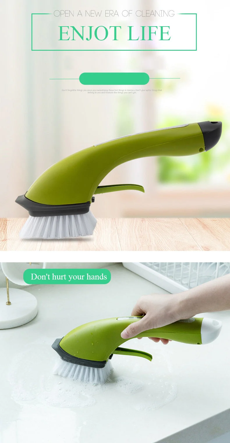 Multi-function Liquid Dispenser Cleaning Brush - Image 2
