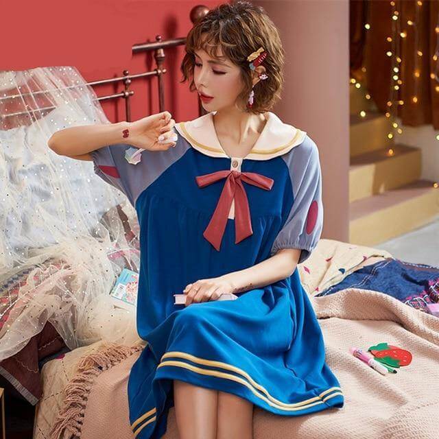 Colorful Princess Hooded Sleepwear for Women - Image 3
