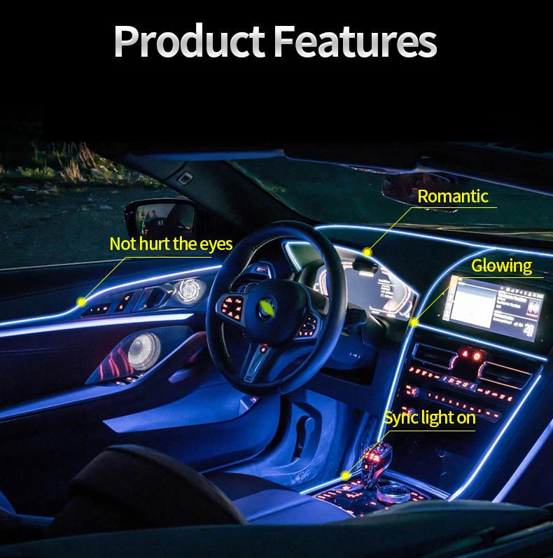 Car Interior Decorative LED Strip Atmosphere Light - Image 3