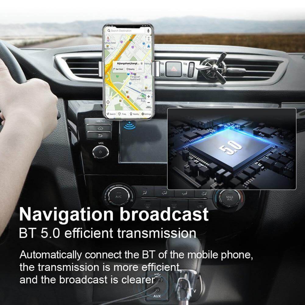 Bluetooth Built-in Microphone Bluetooth Receiver AUX - Image 2