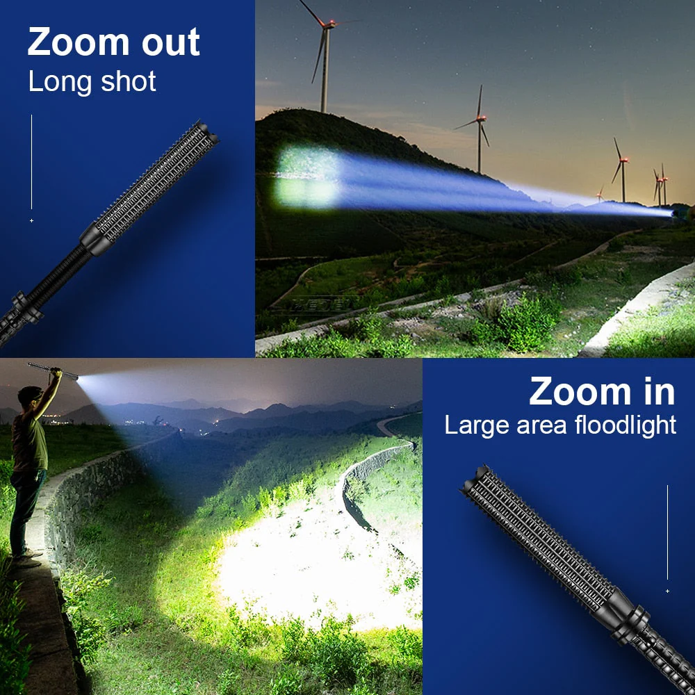 Led Flashlight Self Defense Baseball Bat - Image 2