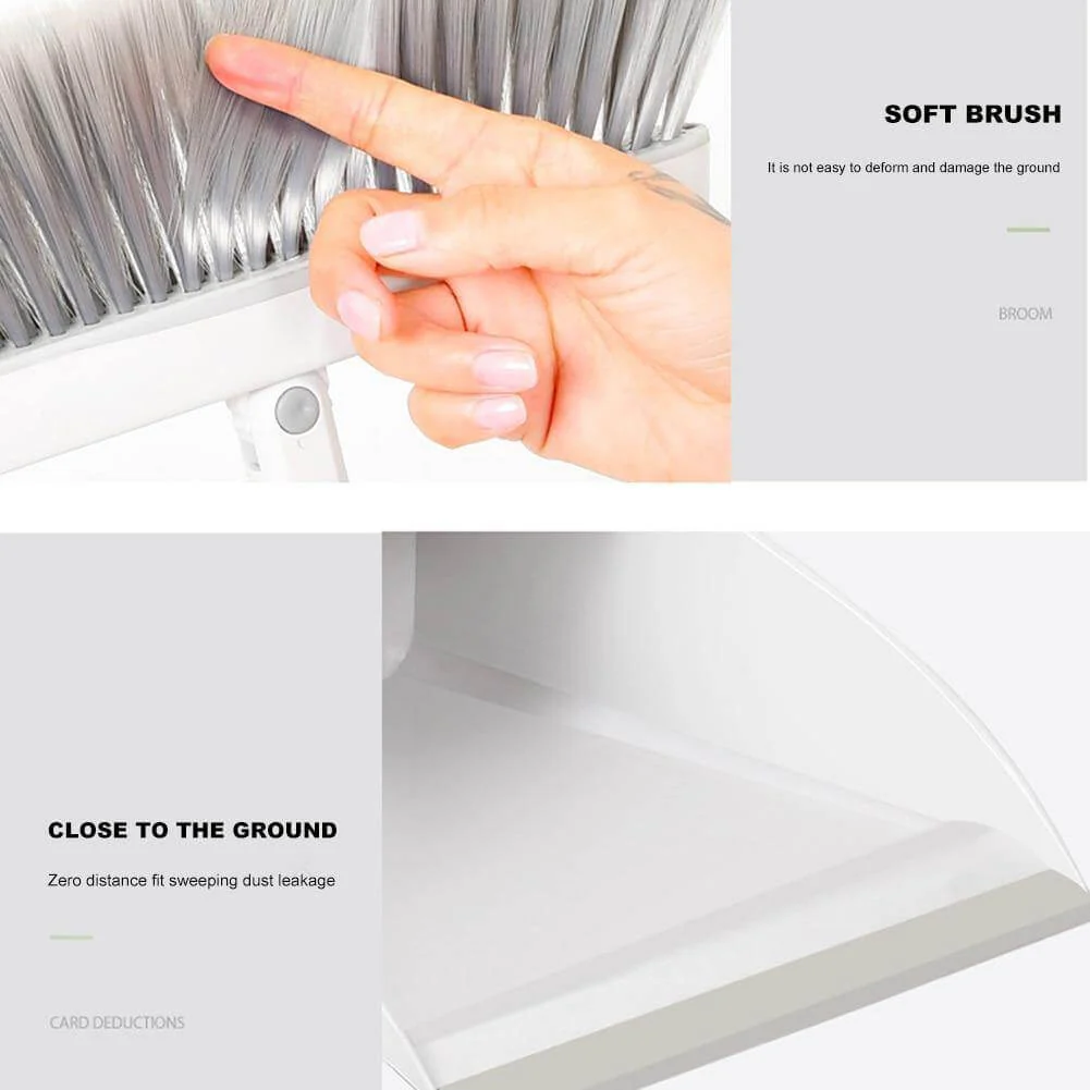 Detachable Foldable Dustpan Cleaning Set - Image 3