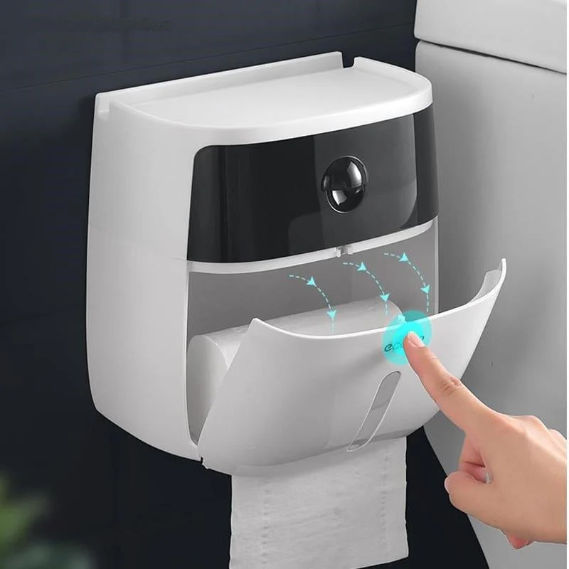 Waterproof Toilet Paper Holder Storage Box - Image 1