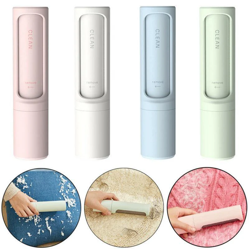 Reusable Self Cleaning Pet Hair Lint Removing Roller Brush - Image 1