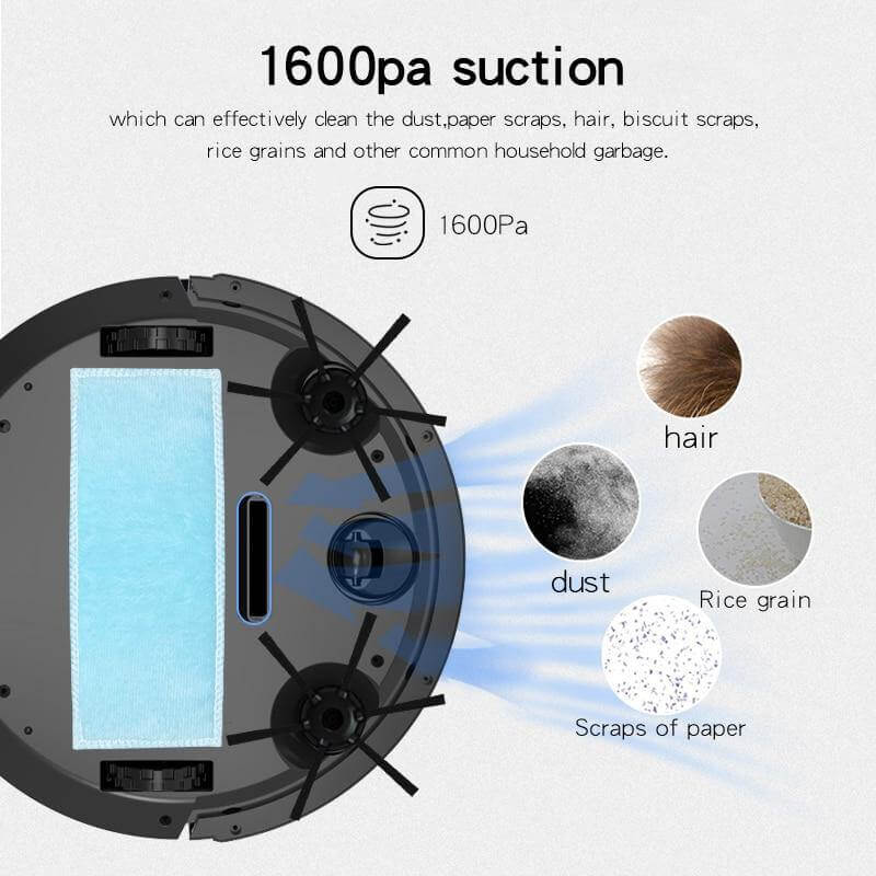 Multifunctional Remote Control Smart Robot Vacuum Cleaner - Image 2