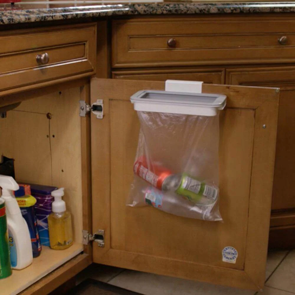 Portable Plastic Hanging Garbage Bag - Image 2