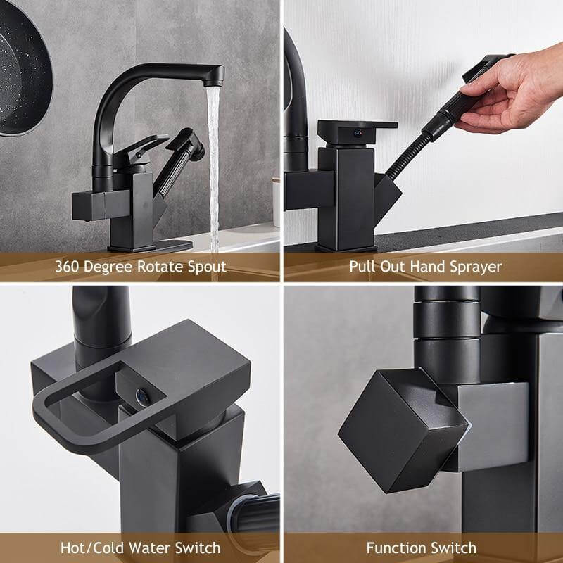 2in1 Elegant 360 Rotating Sink Faucet - Image 3