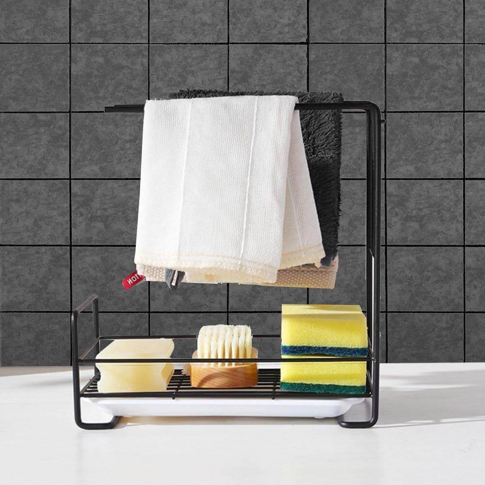 Iron Space Saving Kitchen Sink Drying Rack - Image 3