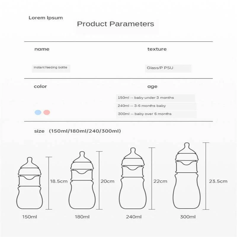 Newborn Baby Anti-colic Feeding Bottle - Image 2