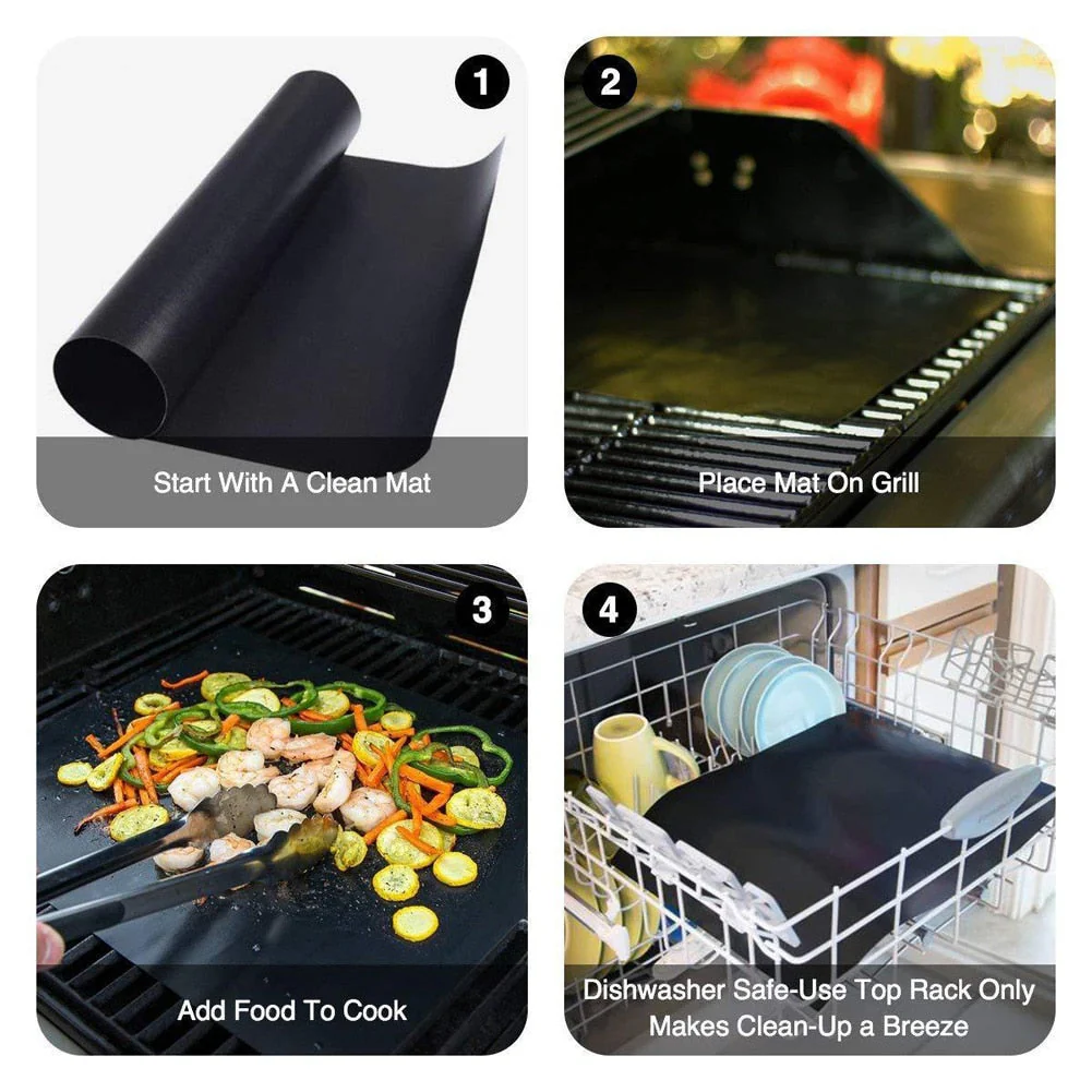Non-stick Barbecue Grill Mat - Image 2